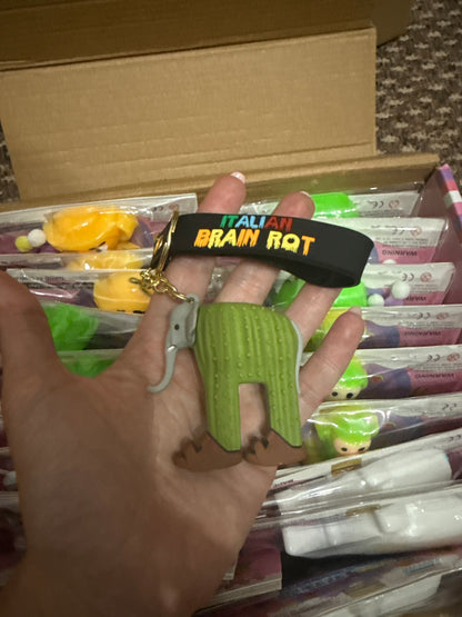 Brain rot keychains