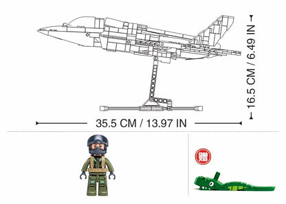 1361 ModelBricks - 1/44 F35BS fighter 705Pcs