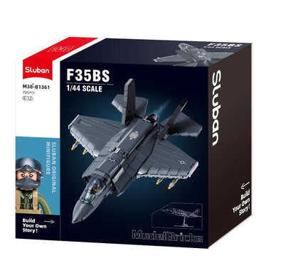 1361 ModelBricks - 1/44 F35BS fighter 705Pcs