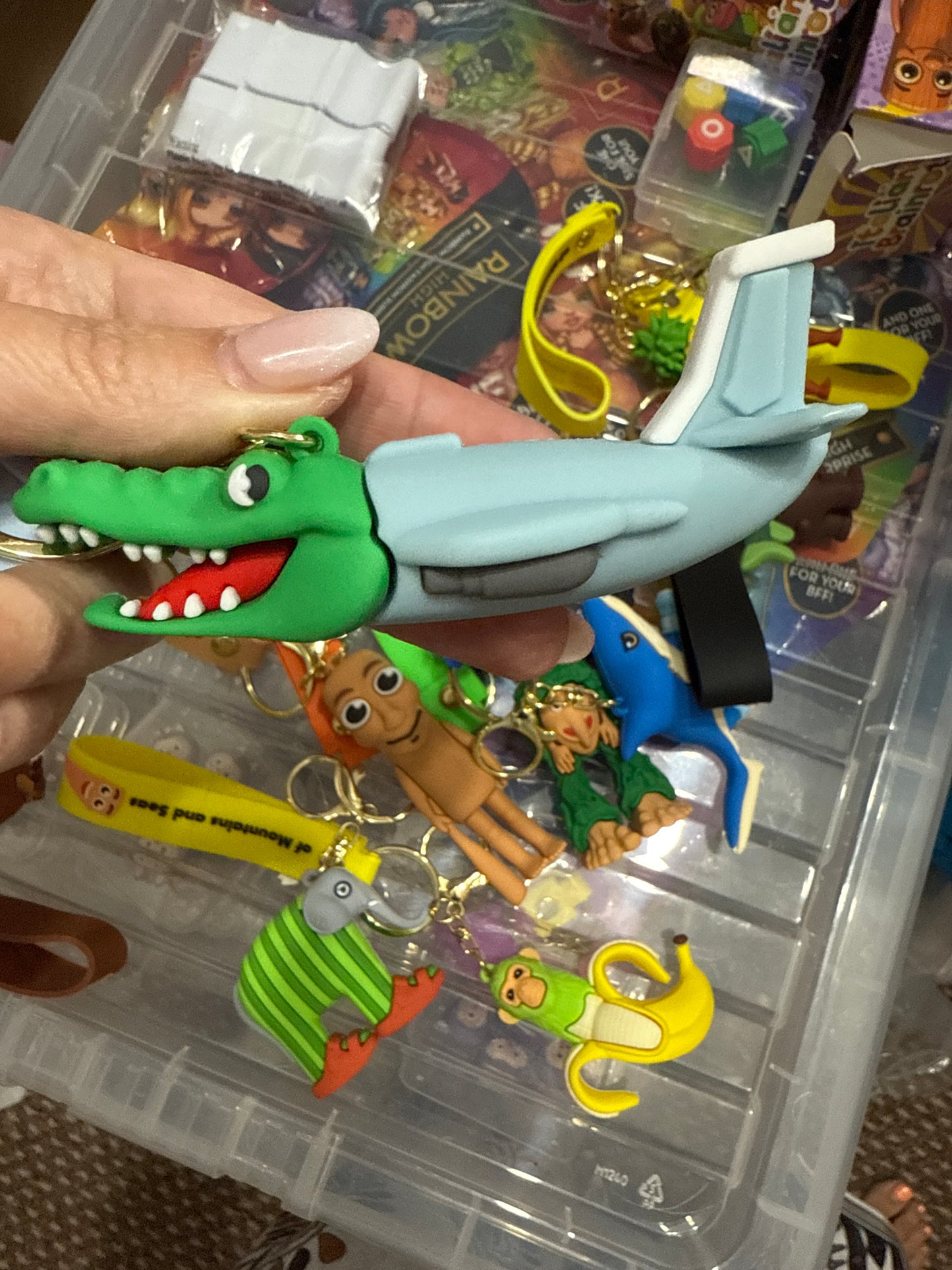 Brain rot keychains
