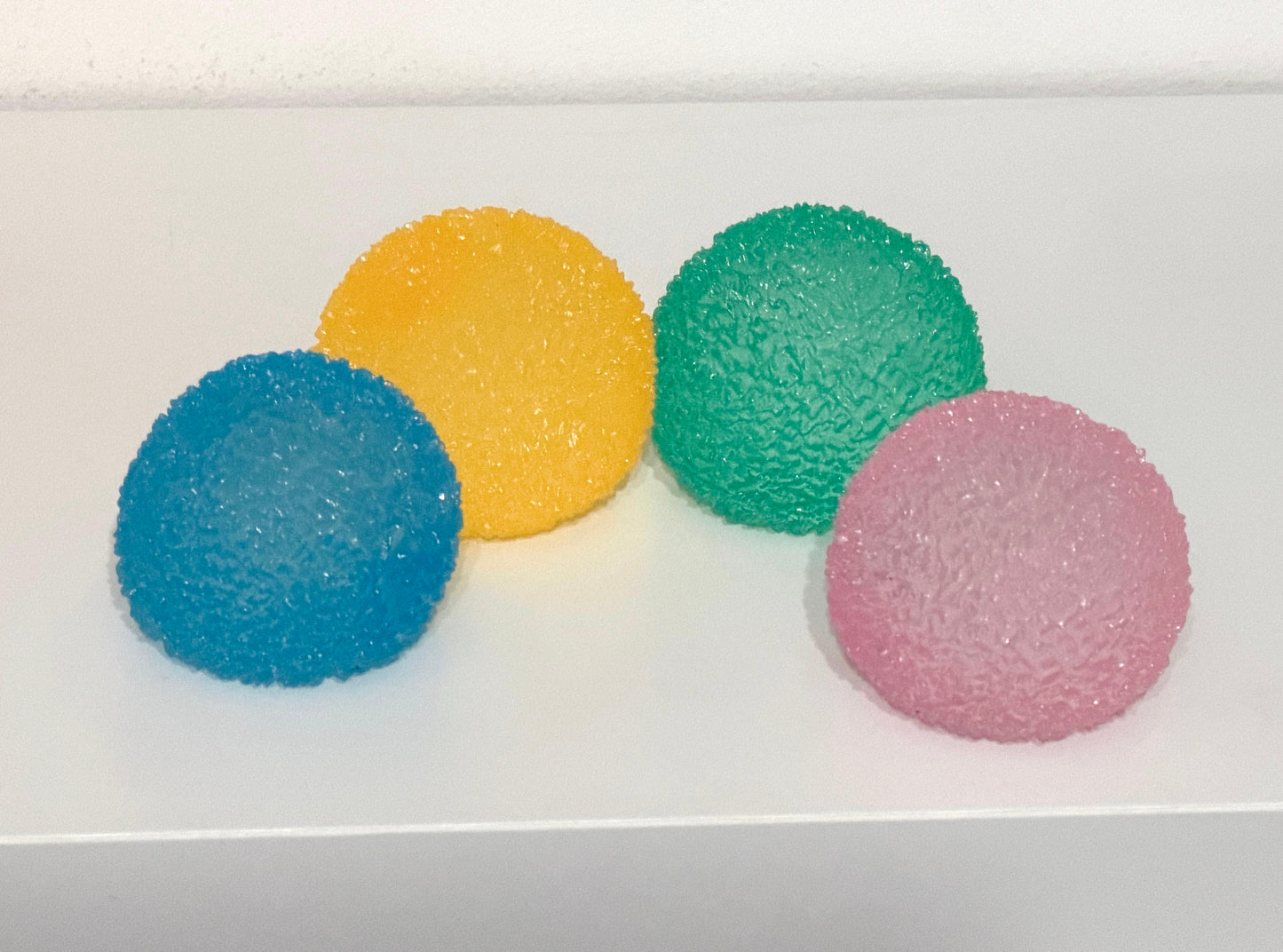 NEW!! Textured Pastel Sugar Ball Squishies