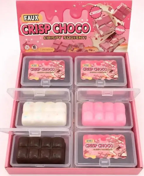 Wax covered chocolate bars