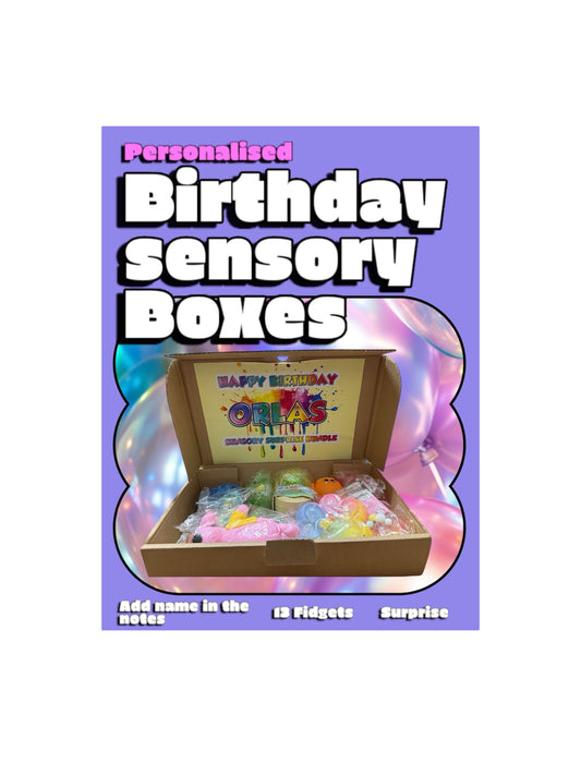 Personalised Birthday Sensory Surprise Boxes