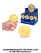 SCRUNCHEMS moons and stars glow in the dark squish ball