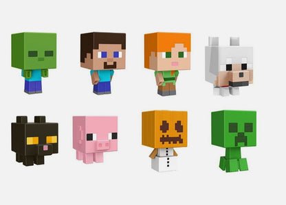 Minecraft Mini Mob head Figures