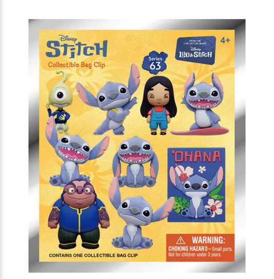 Stitch collectible bag clip