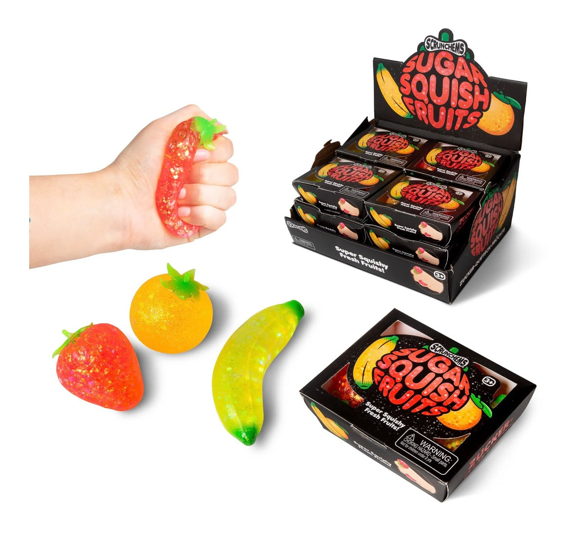 SCRUNCHEMS SUGAR SQUISH FRUITS