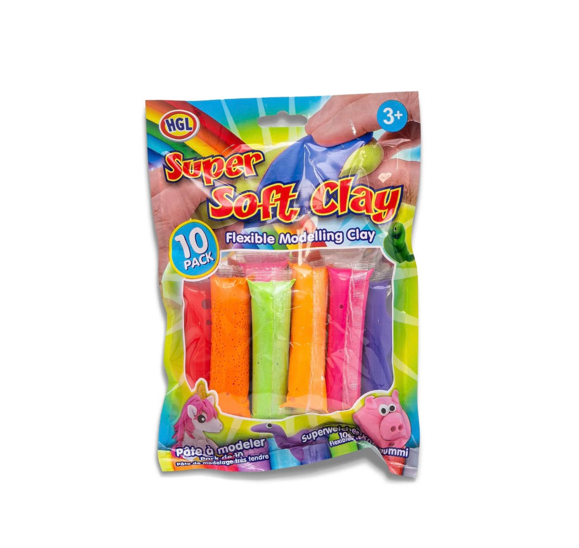 Super soft clay pack of 10