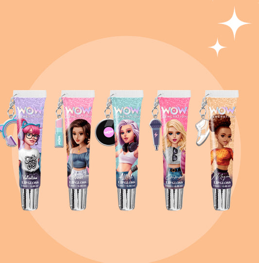 Wow lip gloss with charm