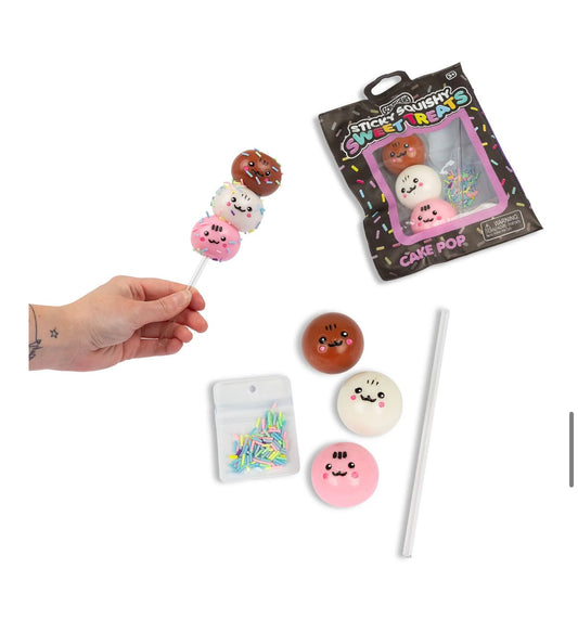 SCRUNCHEMS SWEET TREATS STICKY SQUISHY CAKE POP