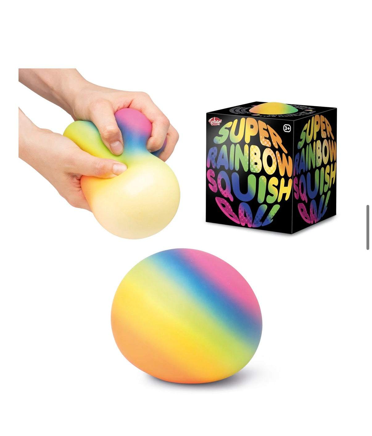 Scrunchems Super rainbow squish ball
