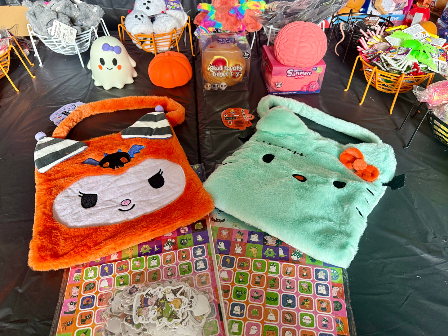 Halloween filled bags