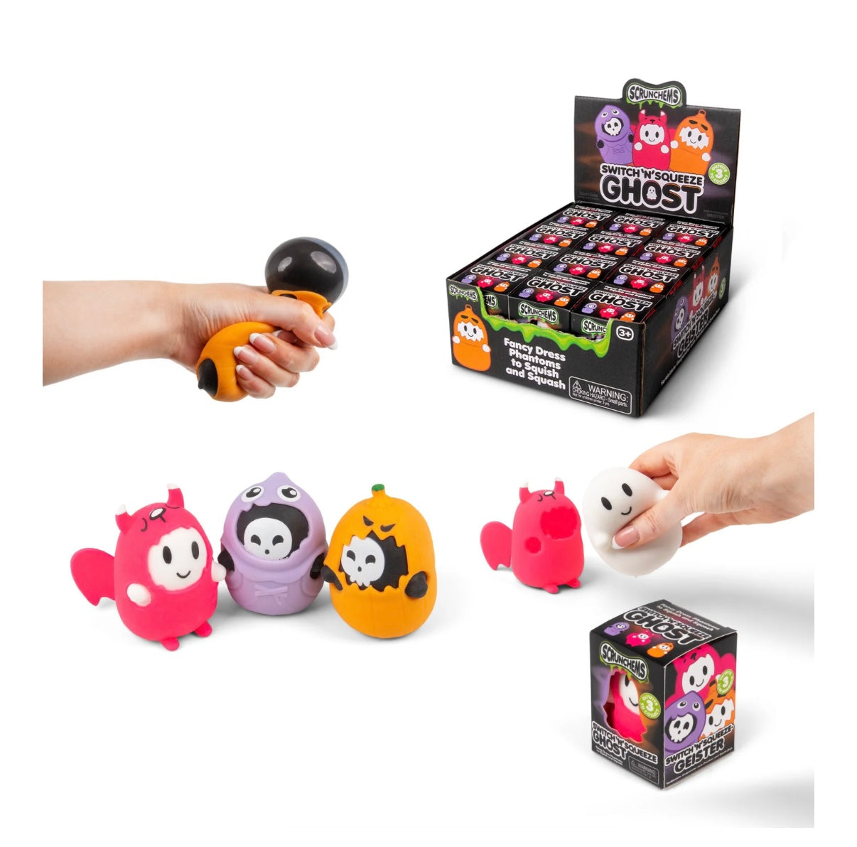 SCRUNCHEMS switch N squeeze ghost