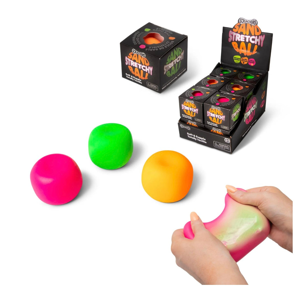 SCRUNCHEMS STRETCHY SAND BALL