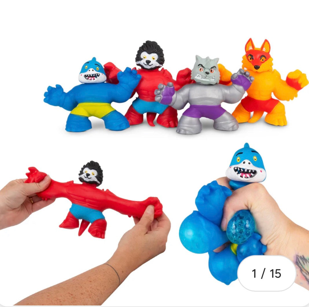 Squeezy bead monsters
