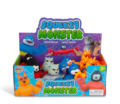 Squeezy bead monsters