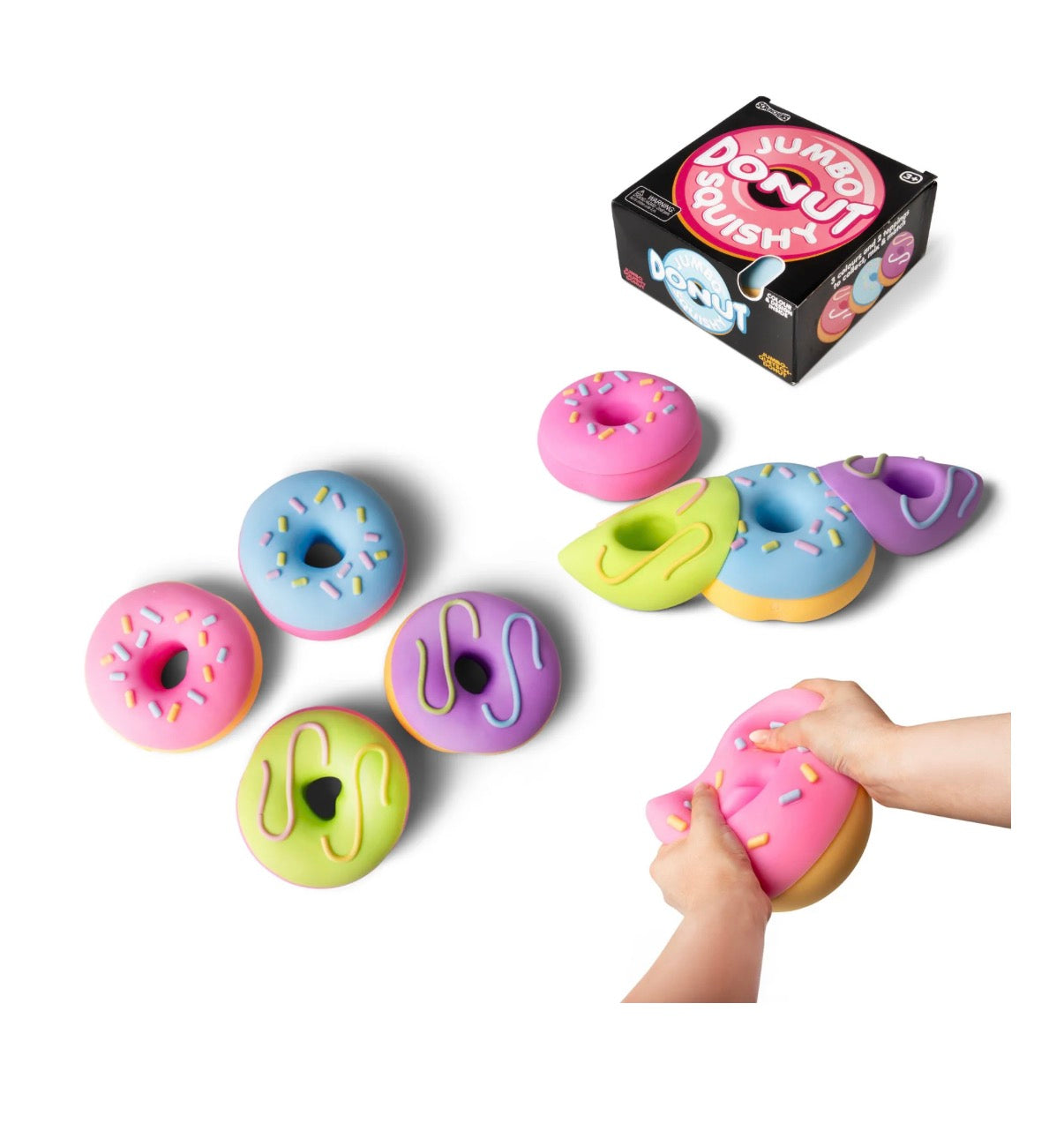 SCRUNCHEMS jumbo donut squishy