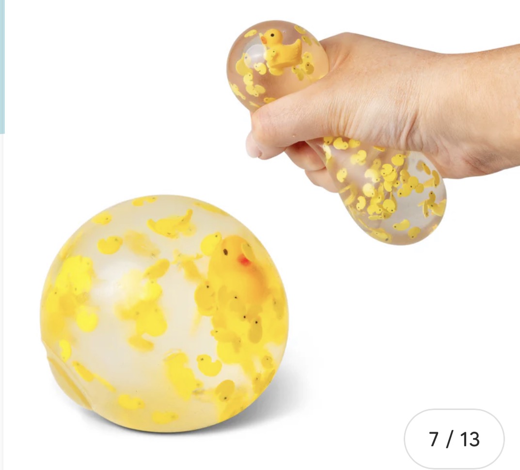 NEW Scrunchem duck squish ball