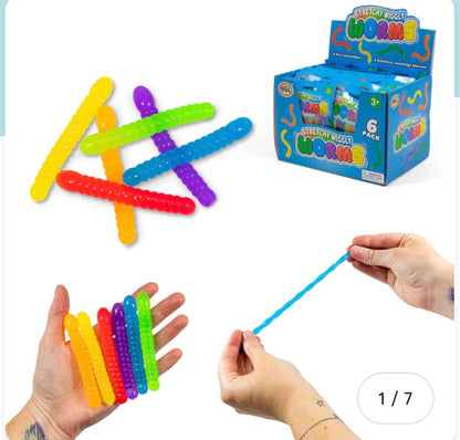Wiggly worm 6 pack