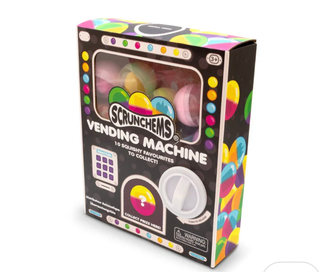 SCRUNCHEMS vending machine