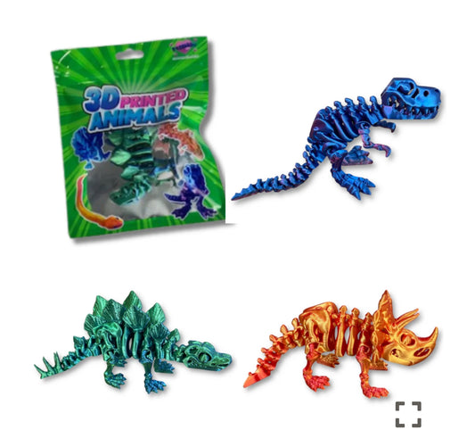 3D Dinosaurs 13Cm 3 Assorted