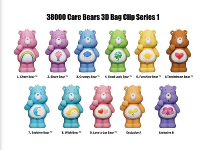 Carebears series 1 bag clip blind bags