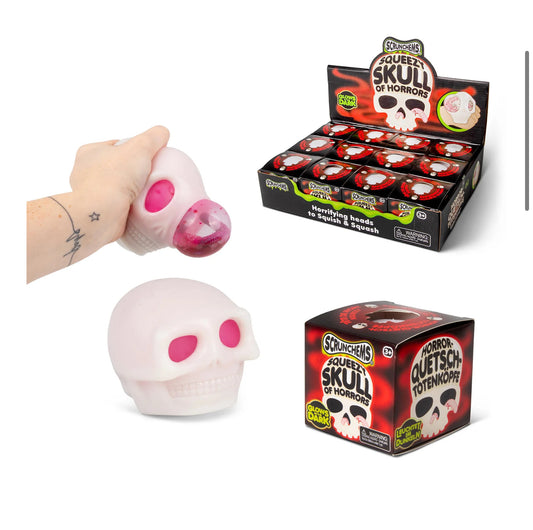 SCRUNCHEMS SQUEEZY SKULL OF HORRORS