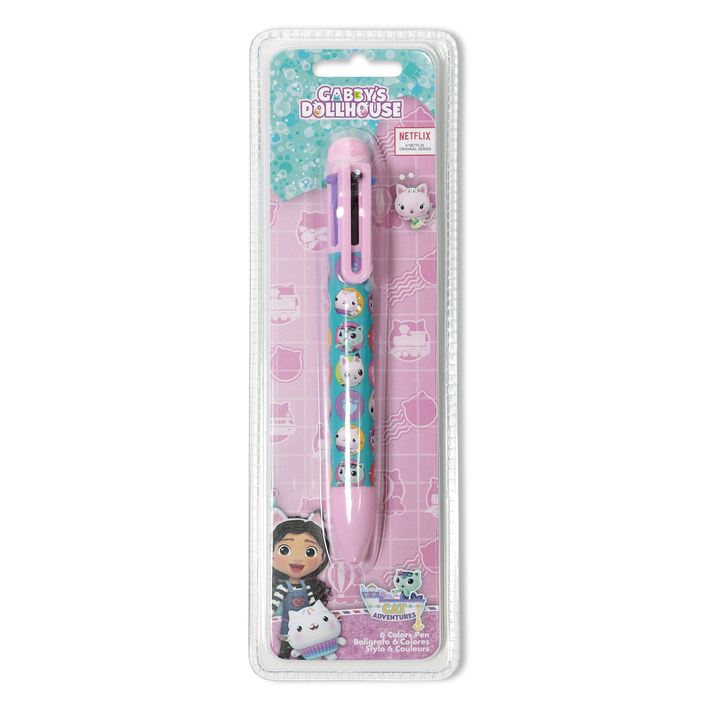 Gabbys dollhouse 6 colour multi pen