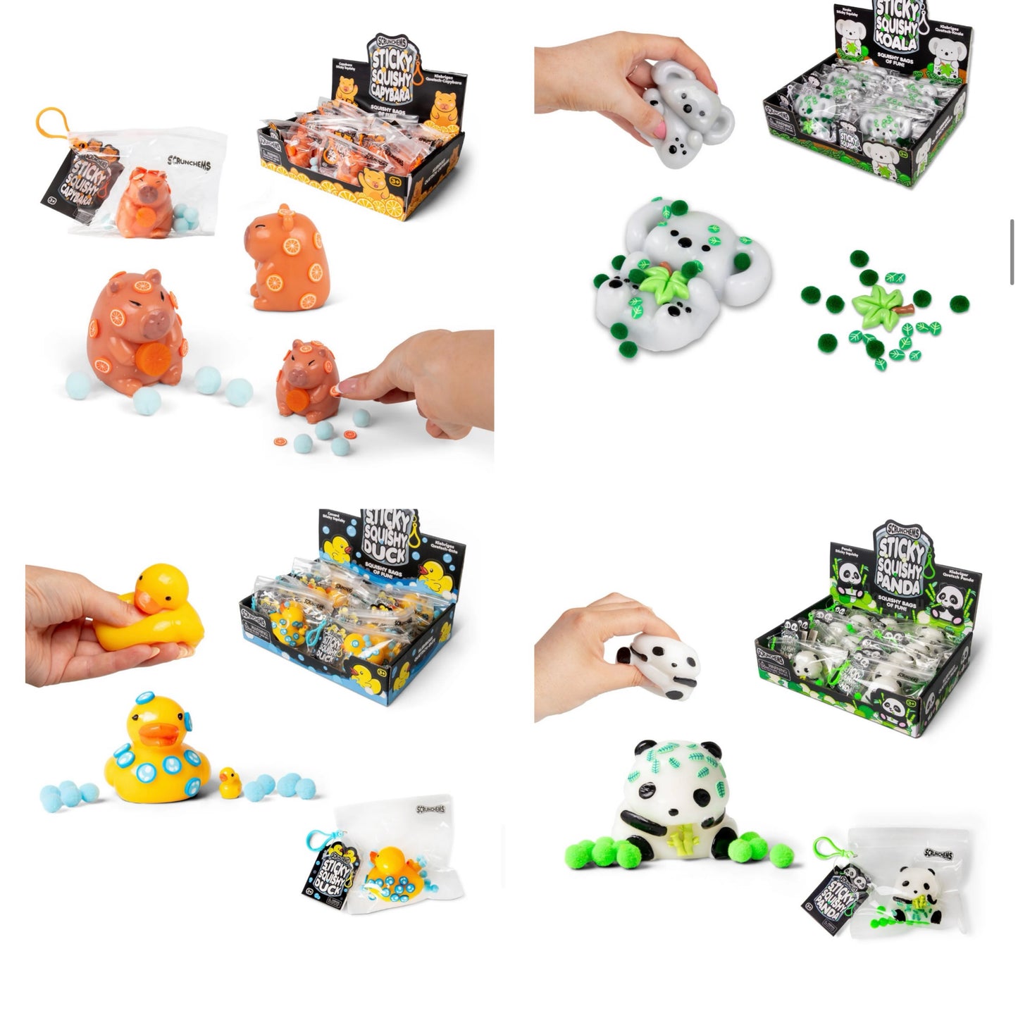 SCRUNCHEMS sticky Squishies