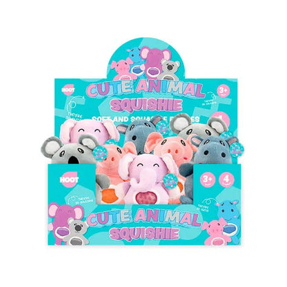 Cutie animals sqeezy belly plush