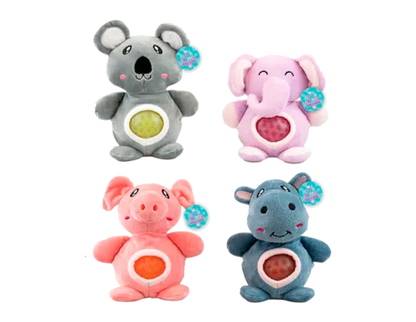 Cutie animals sqeezy belly plush