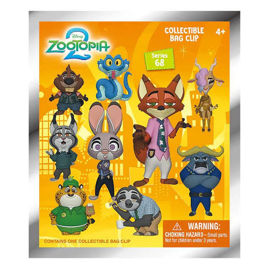 Disney Zootopia 2 collectible bag clip blind bags