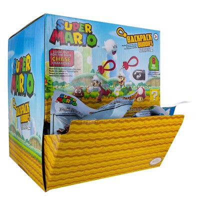 Super Mario Backpack Buddies – Collectible Mystery Bag Clip | Toys N Tumblers