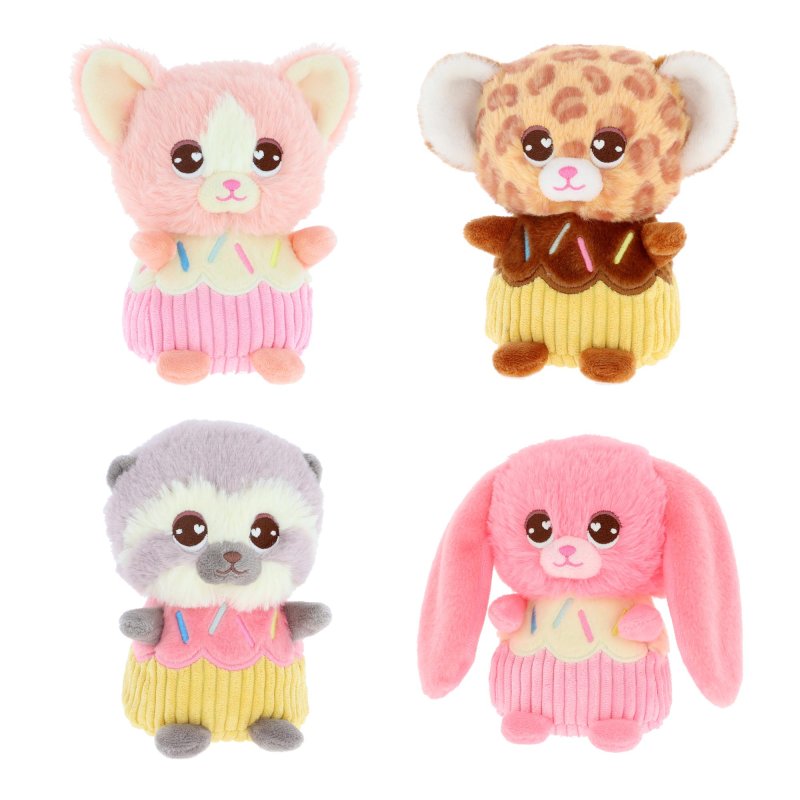 Scented Bakery animals cupcake plushies