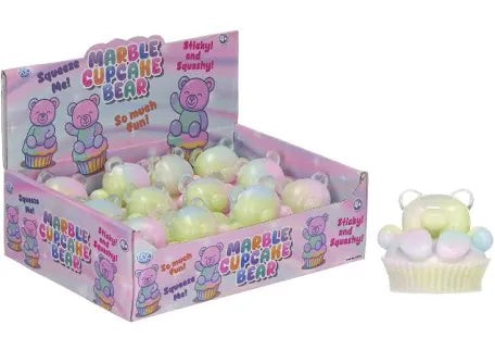 Marble cupcake bear