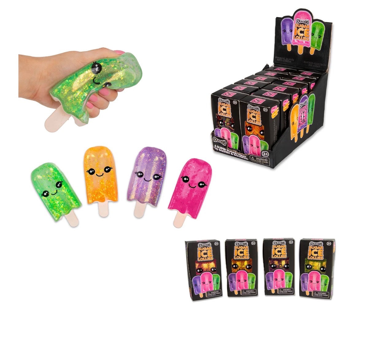 Scrunchems sugar ice lollies
