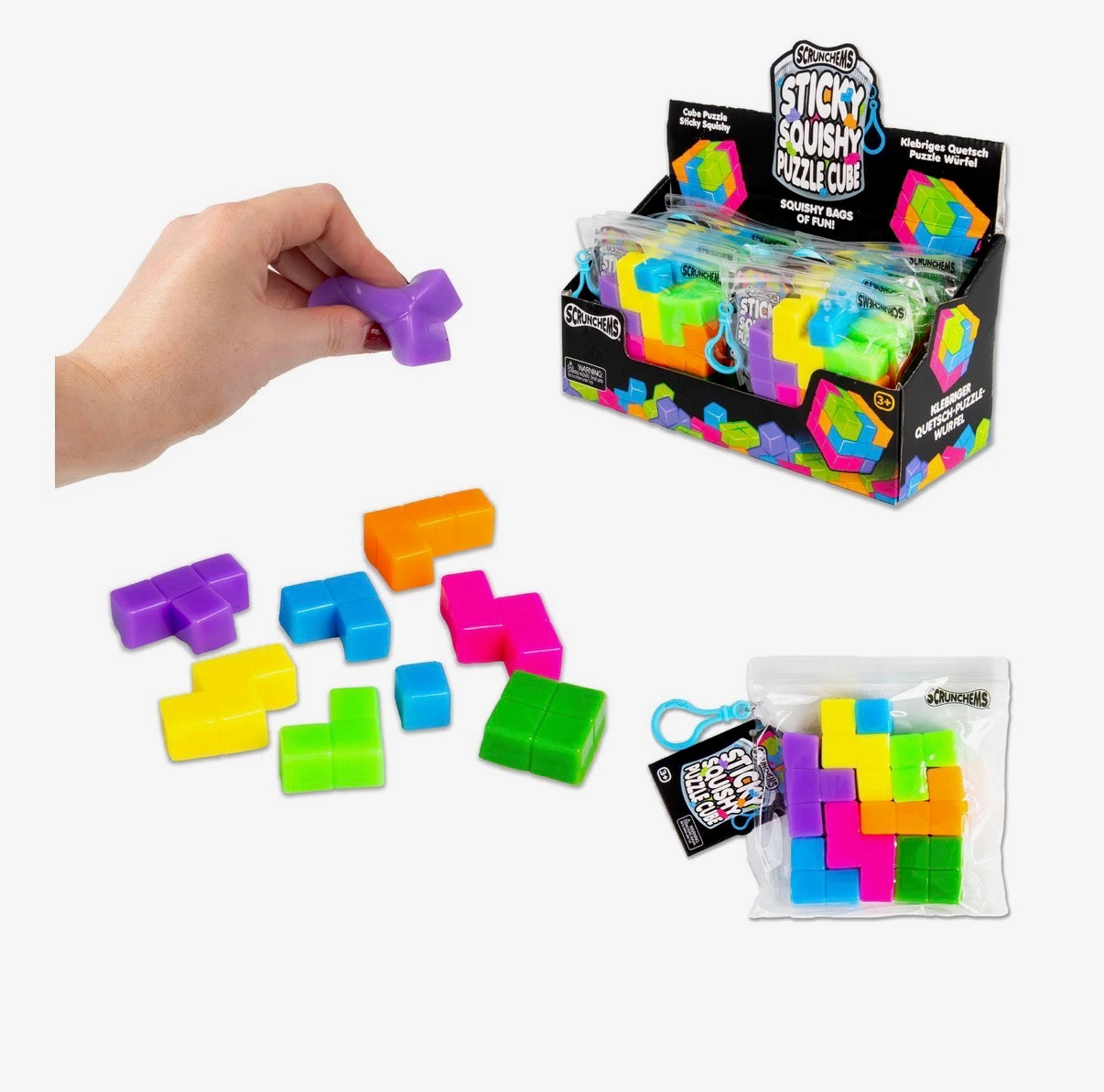 Scrunchems sticky squishy puzzle cube