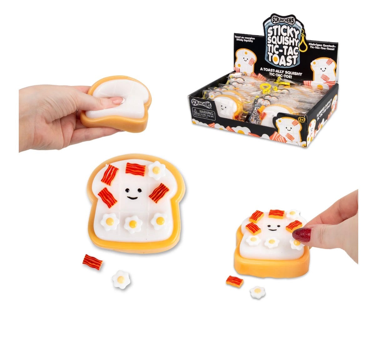 Scrunchems sticky squashy tic-tac toast