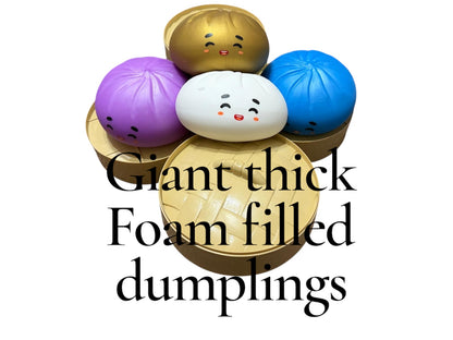 Giant Large Thick Clay/dough Filled Dumplings 20cm