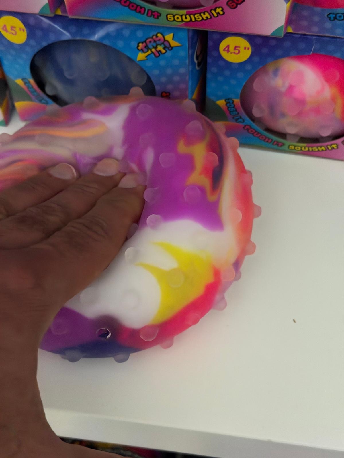 Textured large dough filled squishy