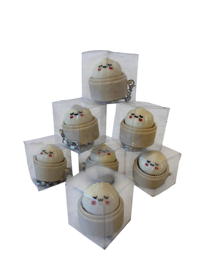 Light up clicky dumplings keychains