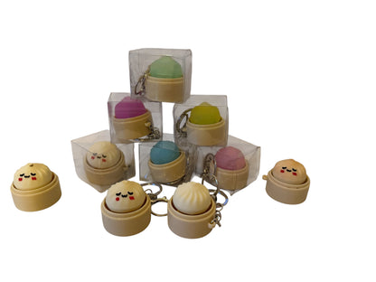 Light up clicky dumplings keychains