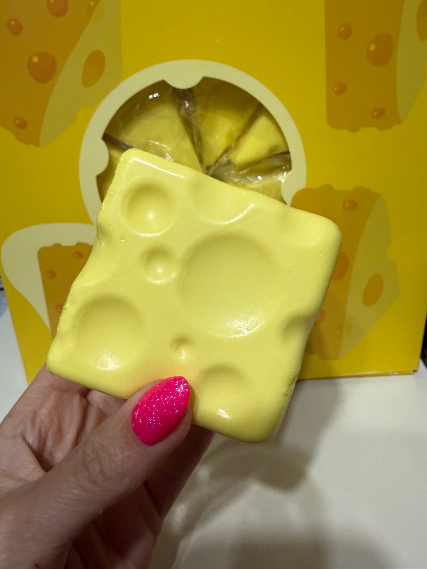 Square foam release buttery soft cheese Small and Medium