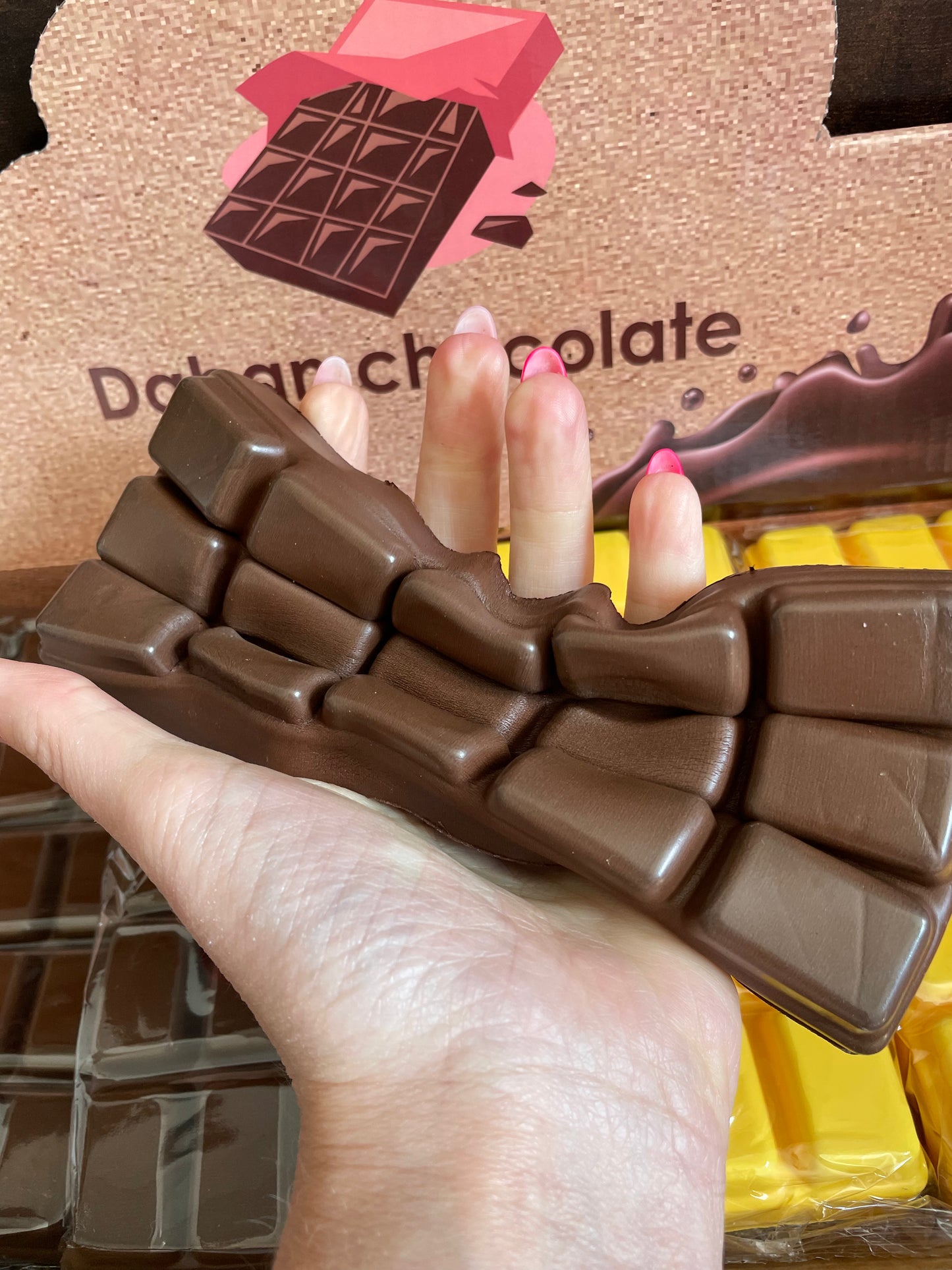 Chocolate bar slow release squishy
