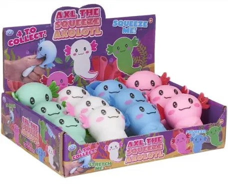 Squishy foam filled Axolotl