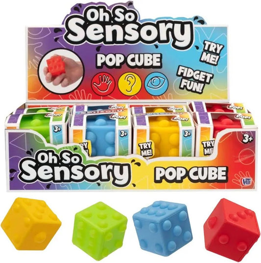 Oh so sensory pop cube
