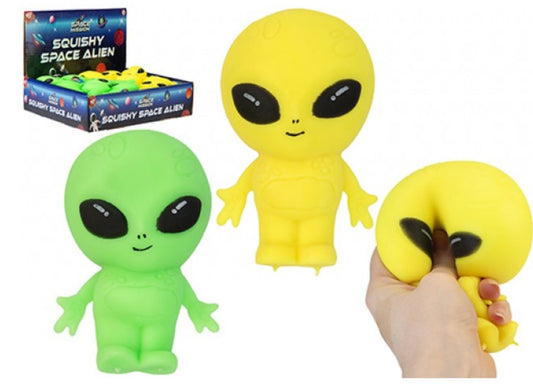 Squishy foam filled alien