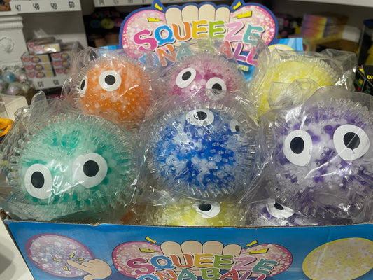 Large orbee filled googled eyes squish