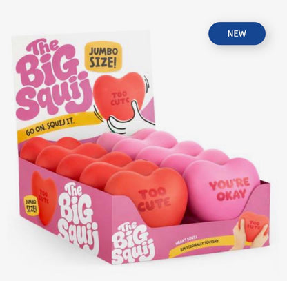 The big squij love heart squishy