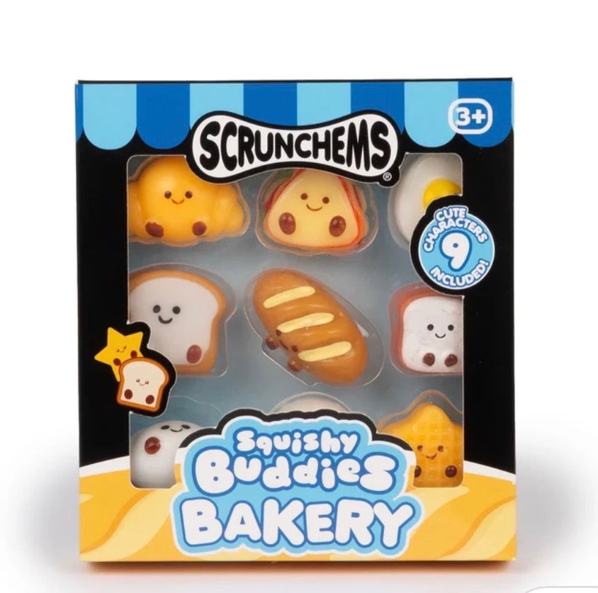 Scrunchems squishy buddies Bakery - pack of 9